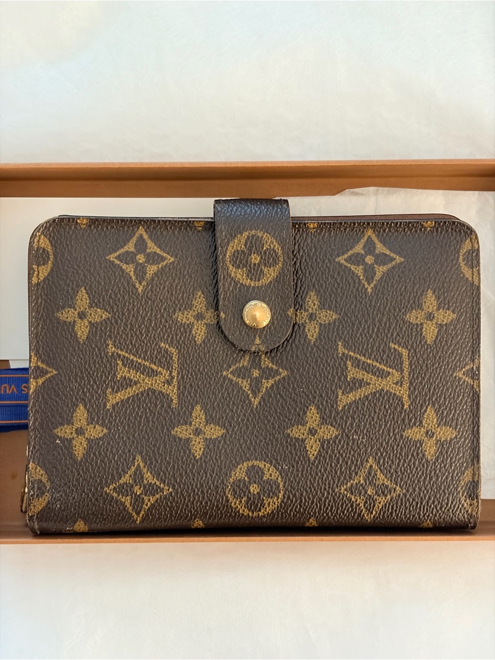 Louis Vuitton Monogram Snap Wallet in Brown and Tan
